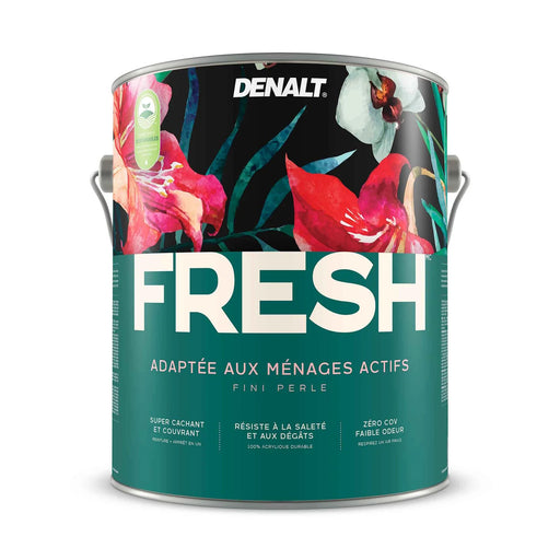 Peinture acrylique intérieure - Fresh - Base 1 - Velour - 3.78 L Denalt - Quincaillerie G.H. Berger