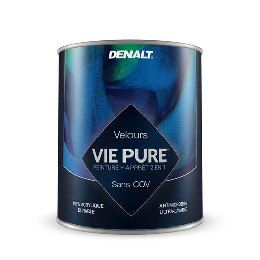 Peinture 2en1 Vie Pure Velour - - 927ml Denalt - Quincaillerie G.H. Berger