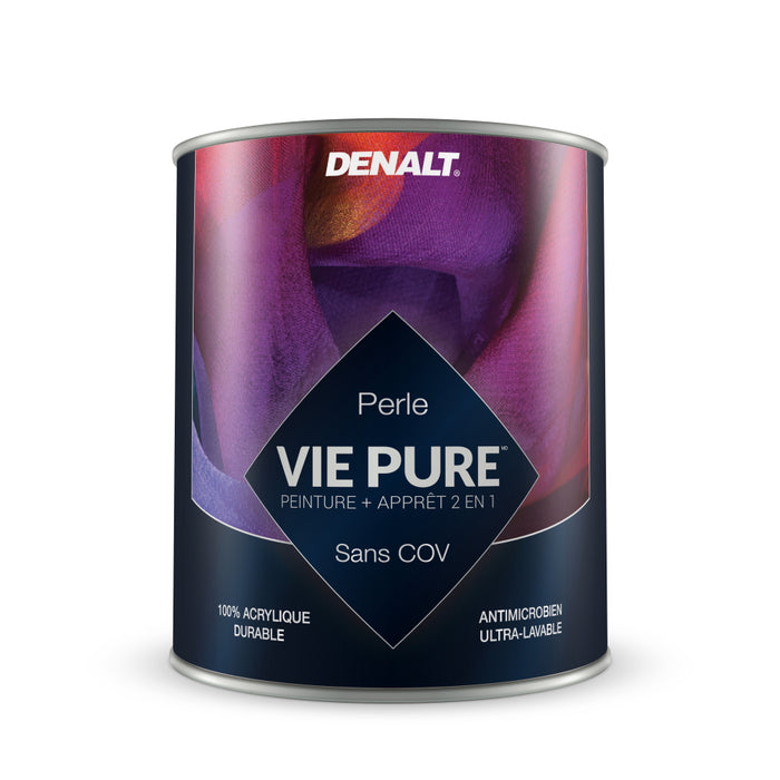 Peinture 2en1 Vie Pure Perle - - 927ml Denalt - Quincaillerie G.H. Berger