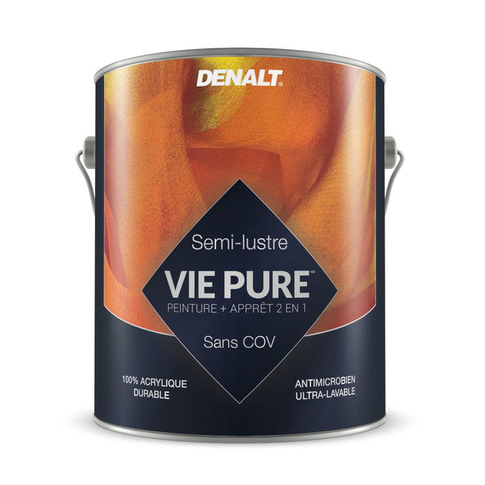 Peinture 2en1 Vie Pure Semi-lustre - - 3,78L Denalt - Quincaillerie G.H. Berger