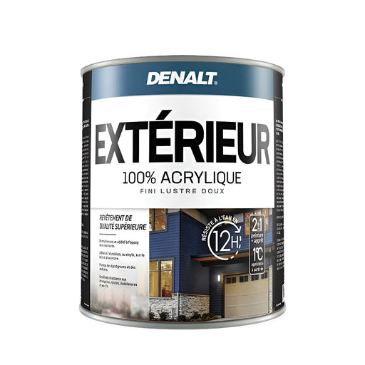 Peinture extérieure 100% acrylique - Base 2 - Lustre doux - 3.78 L Denalt - Quincaillerie G.H. Berger