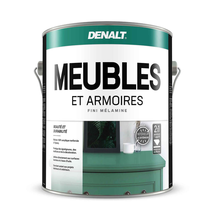 Peinture intérieure et extérieure pour meubles et armoires - Base 3 - Fini mélamine - 3.78 L Denalt - Quincaillerie G.H. Berger