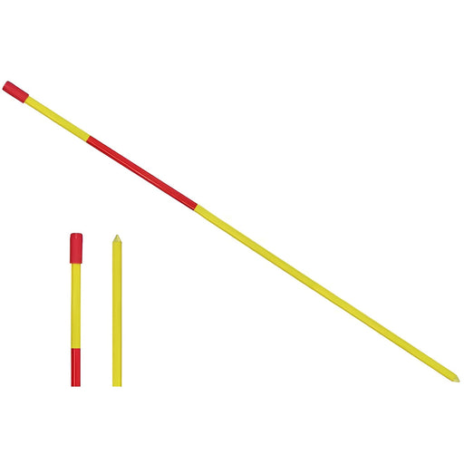 Balise d'entrée jaune et rouge 1/2" X 60" - Quincaillerie G.H. Berger