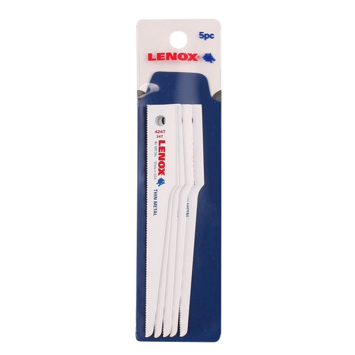 Ensemble de 5 lames pour scie pneumatique  4" (24 d/po) Lenox - Quincaillerie G.H. Berger