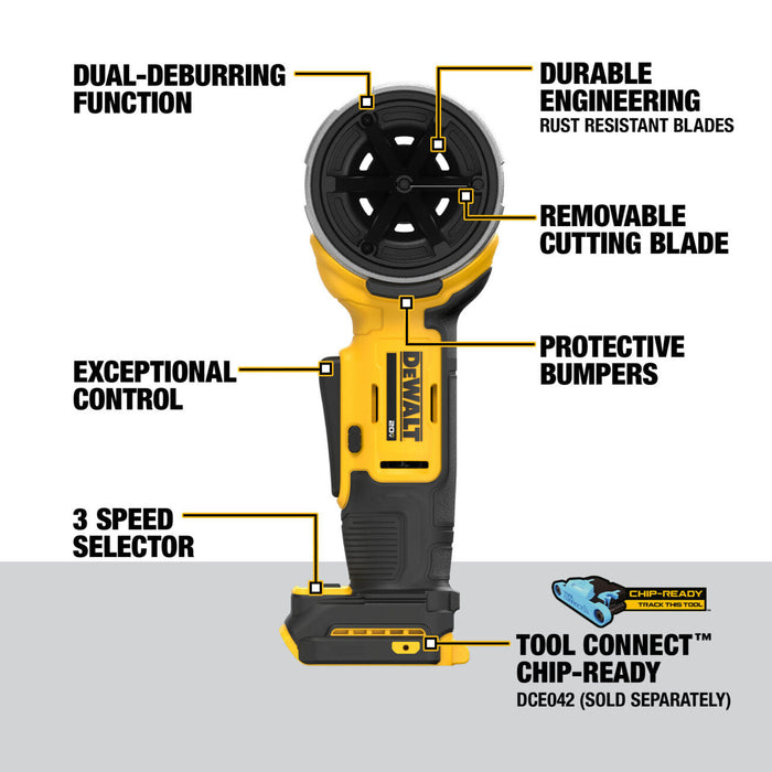 Outil pour ébavurage de tuyau 20V MAX - Outil seulement Dewalt - Quincaillerie G.H. Berger