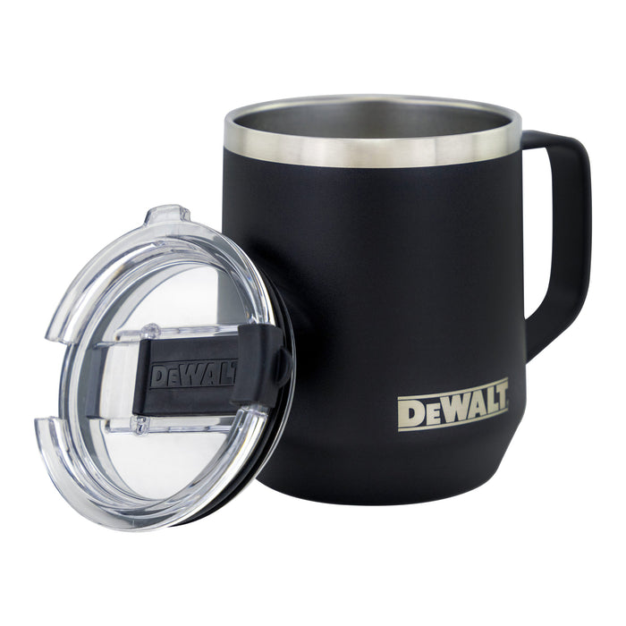 Tasse à café isotherme noire Dewalt 14 oz - Quincaillerie G.H. Berger