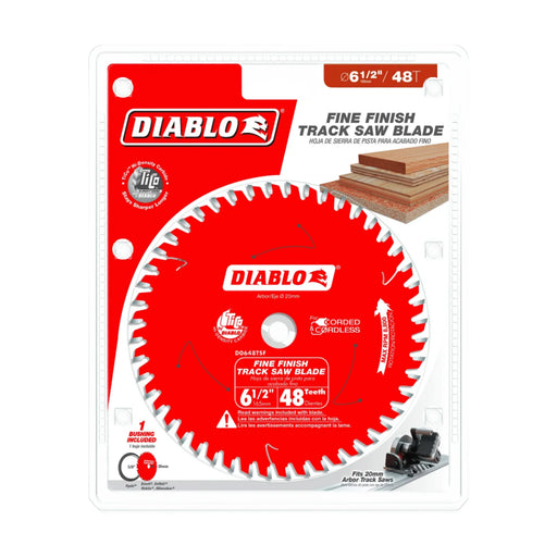 Lame de scie Tracksaw pour finition du bois 6-1/2" - 48 dents Diablo - Quincaillerie G.H. Berger
