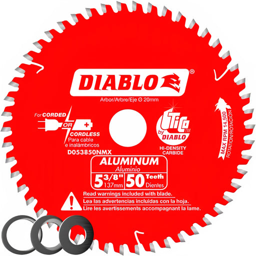 Lame à aluminium pour scie circulaire (5-3/8" - 50 dents) - Quincaillerie G.H. Berger