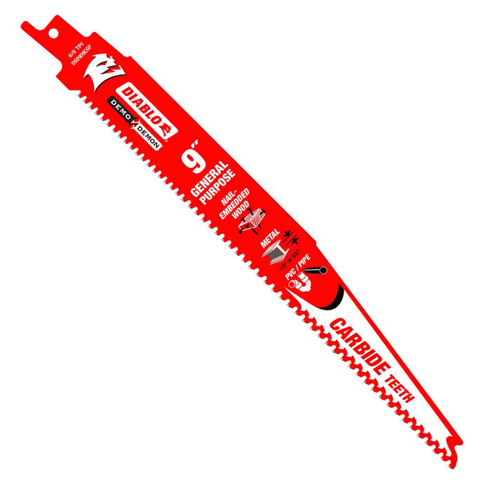 Lame pour scie alternative de 9" en carbure pour usage général - Quincaillerie G.H. Berger