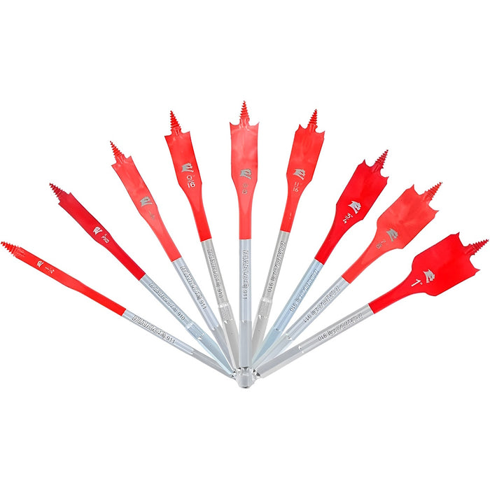 Ensemble de 9 forets plats Speedemon - Quincaillerie G.H. Berger