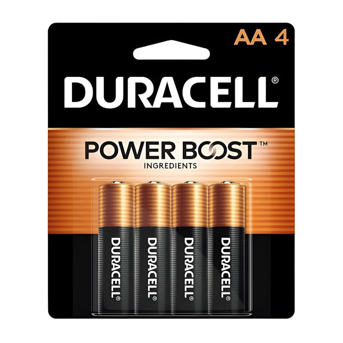 Piles Coppertop Duracell AA - Paquet de 4 - Quincaillerie G.H. Berger