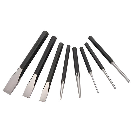 Ensemble de 8 poinçons et burins - Quincaillerie G.H. Berger