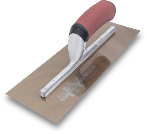 Truelle de finition Inox doré DuraSoft® (12"x4") Marshalltown - Quincaillerie G.H. Berger