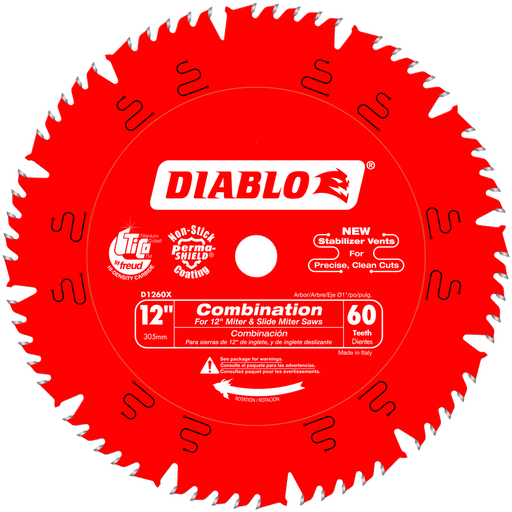 Lame combinée (12"x60 dents) - Quincaillerie G.H. Berger