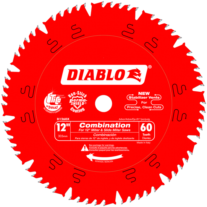 Lame combinée (12"x60 dents) - Quincaillerie G.H. Berger