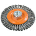 Brosse droite à fils torsadés 4-1/2"x3/16" (5/8"-11) - Quincaillerie G.H. Berger