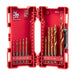 Ens. 10 forets en titane RED HELIX™ Milwaukee - Quincaillerie G.H. Berger