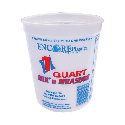 Contenant gradué en plastique 946mL Encore Plastics - Quincaillerie G.H. Berger