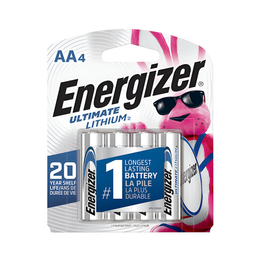 Piles Energizer Ultimate Lithium AA - Paquet de 4 - Quincaillerie G.H. Berger