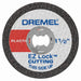 Disque de tronçonnage pour plastique EZ Lock 1-1/2" (5/pqt.) - Quincaillerie G.H. Berger