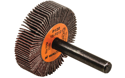 Roue à feuillets COOLCUT™, arbre 1/4" (1-1/2"x3/8"), à grain 120 - Quincaillerie G.H. Berger