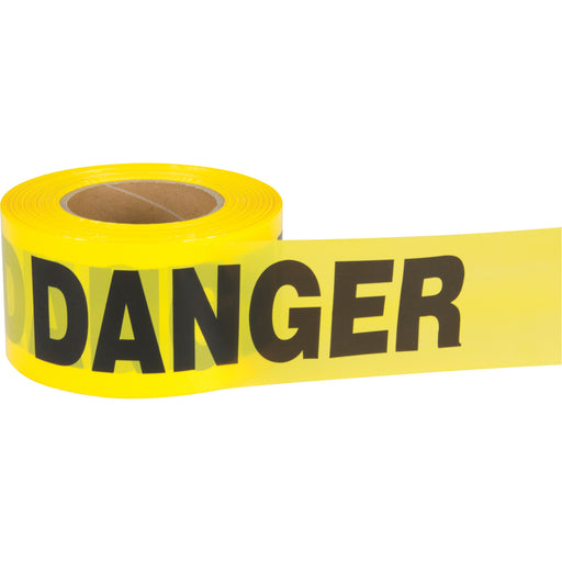 Ruban «DANGER» 1.5mils, Jaune/Noir, 3"x1000' Produits de sécurité ZENITH - Quincaillerie G.H. Berger