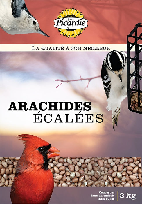 Arachides écalées pour oiseaux - 2 kg - Quincaillerie G.H. Berger