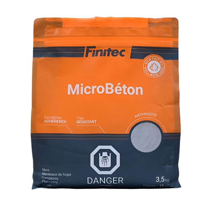 Microbéton anthracite 3.5 kg Finitec