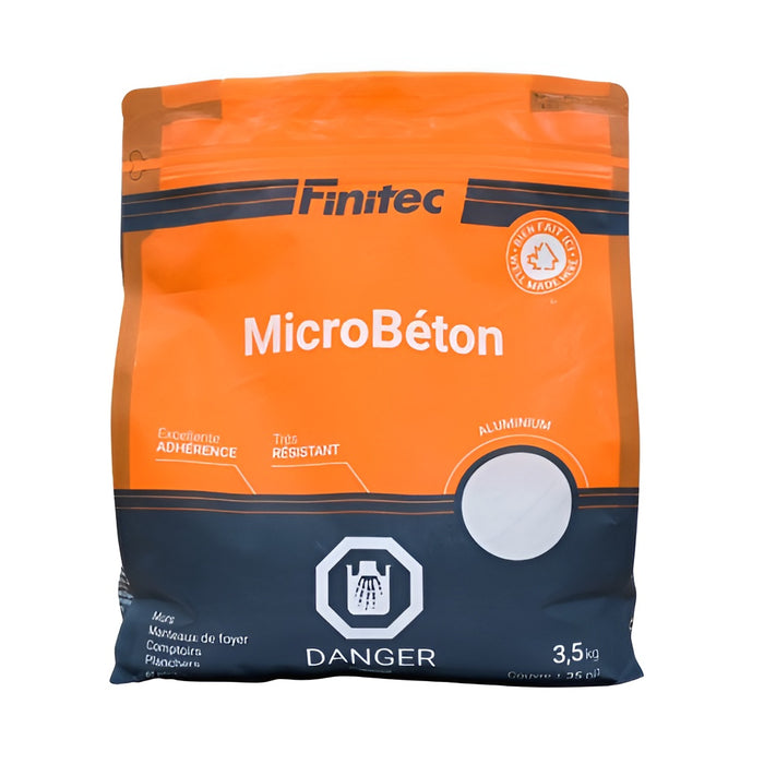 Microbéton aluminium 3.5 kg Finitec