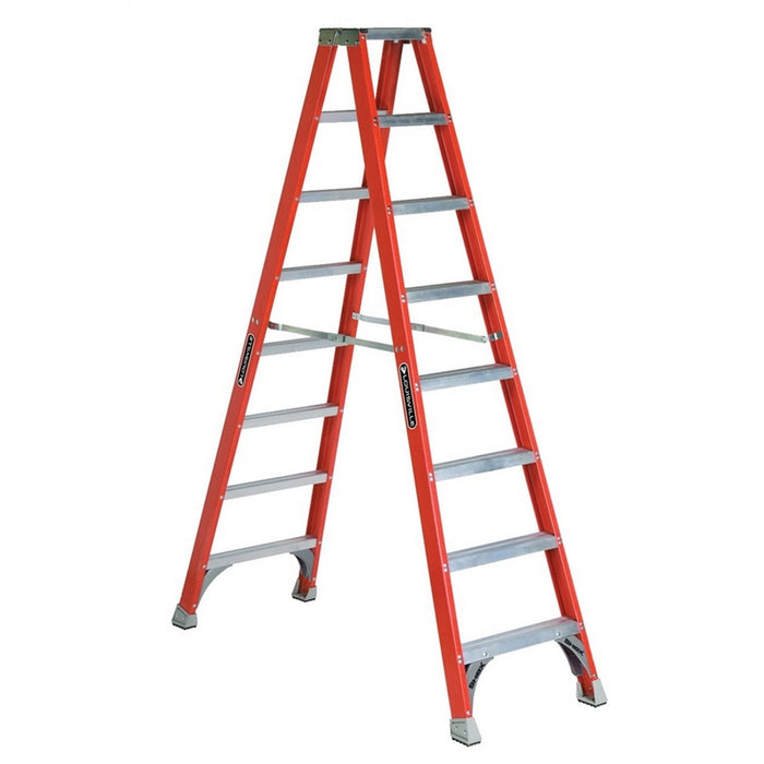 Escabeau en fibre de verre 2-côtés Type 1A, 300lb (8') Louisville Ladder - Quincaillerie G.H. Berger