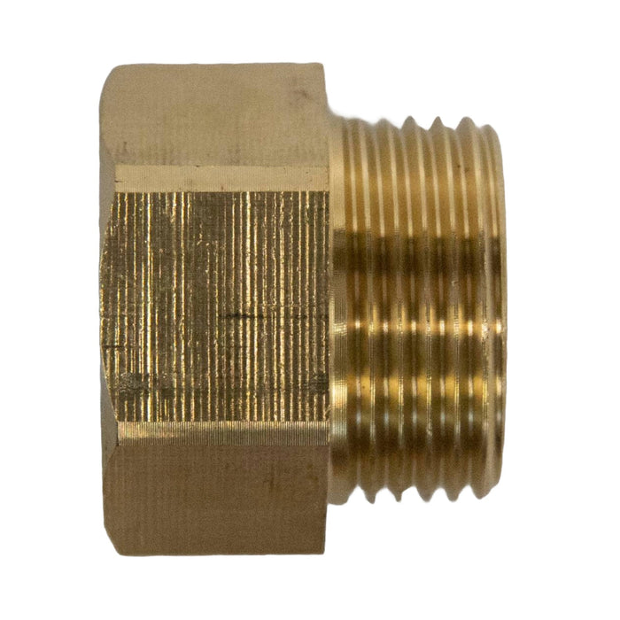 Adaptateur en laiton pour tuyau femelle 3/4" à mâle 1/2" 776151 - Garden Smith - Quincaillerie G.H. Berger