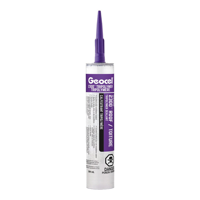 Scellant à tripolymères 2300 Roof - Clair - 304 mL Geocel