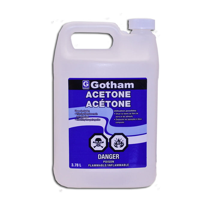 Acétone Gotham 3.78 L Gotham Industries - Quincaillerie G.H. Berger