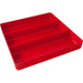 Organisateur rouge pour tiroirs à 3 compartiments - Quincaillerie G.H. Berger