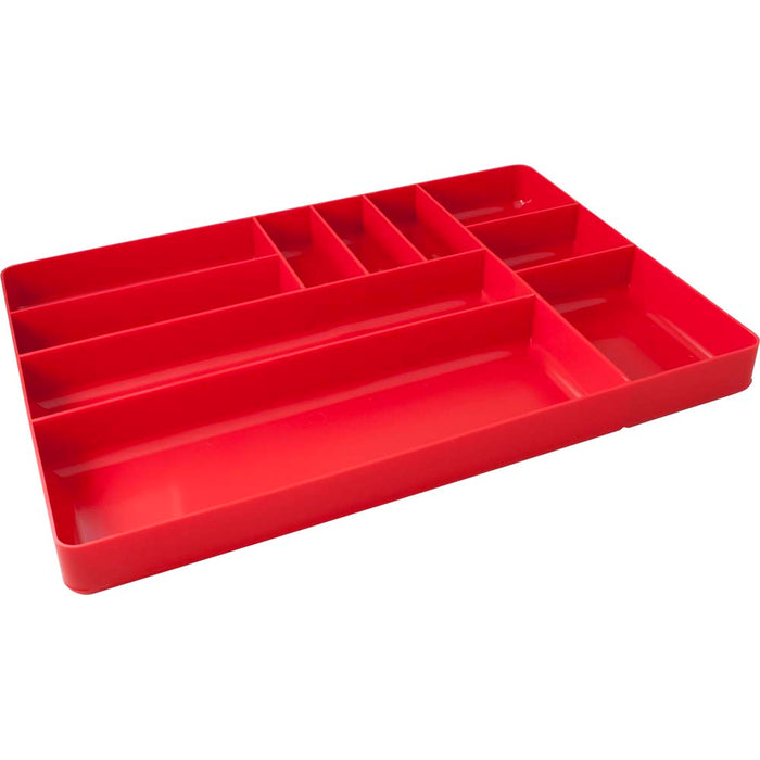 Organisateur rouge pour tiroirs à 10 compartiments - Quincaillerie G.H. Berger