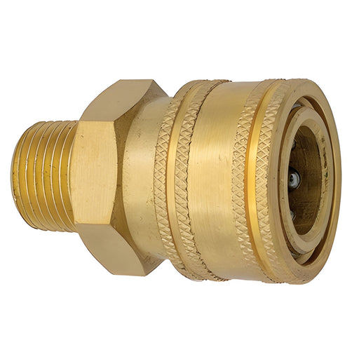 Raccord en laiton à passage direct 1/4" X 1/4" (F) NPT Green Line - Quincaillerie G.H. Berger