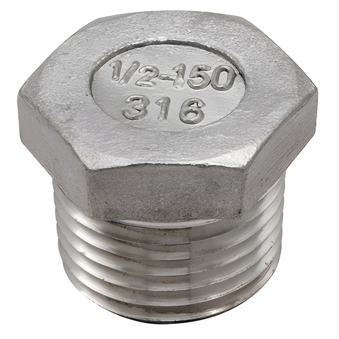 Bouchon hexagonal en acier inoxydable 1/2" Green Line - Quincaillerie G.H. Berger