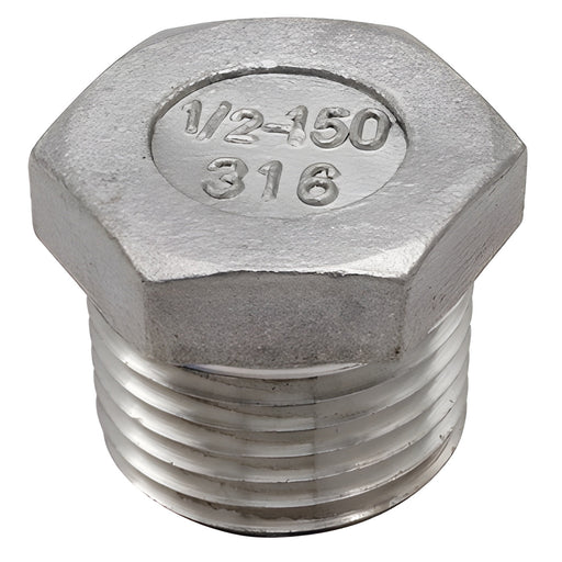 Bouchon hexagonal en acier inoxydable 1/4" Green Line - Quincaillerie G.H. Berger
