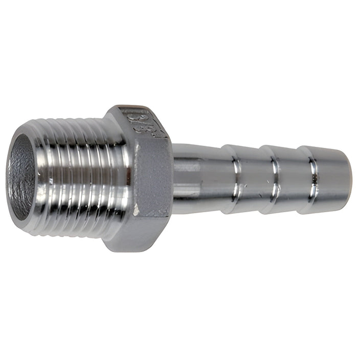 Raccord en acier inoxydable 1/2" (M) NPT X 3/4" cannelé Green Line - Quincaillerie G.H. Berger