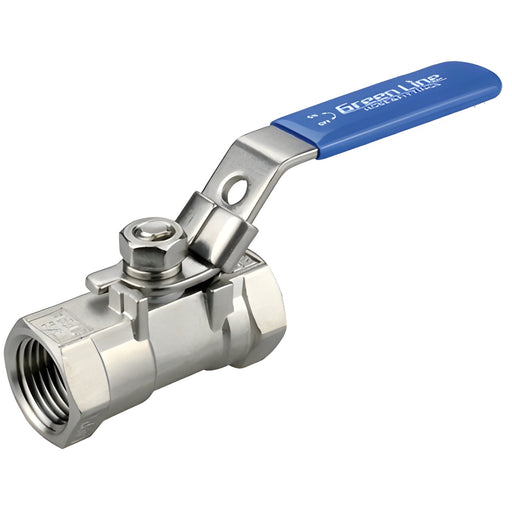 Valve à bille à poignée droite en acier inoxydable 3/4" Green Line - Quincaillerie G.H. Berger