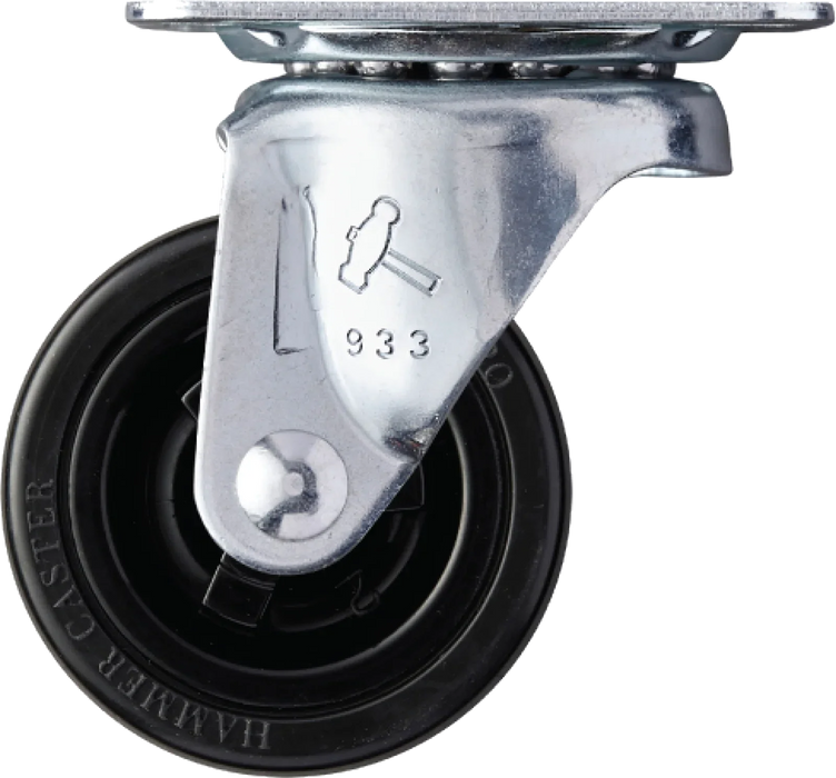 Roulette pivotante 1-1/2" à platine  Hammer