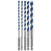 Ens. 5 forets pour percussion BlueGranite Turbo™ - Quincaillerie G.H. Berger