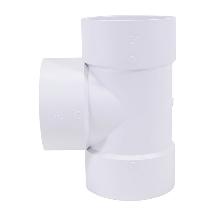 Raccord en T blanc 3" IPEX - Quincaillerie G.H. Berger