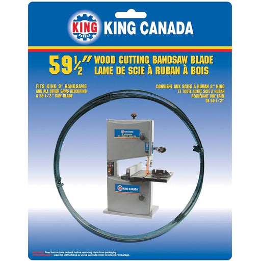 Lame de scie à ruban à bois (59-1/2" X 3/8" X 8 dpp) King Canada - Quincaillerie G.H. Berger