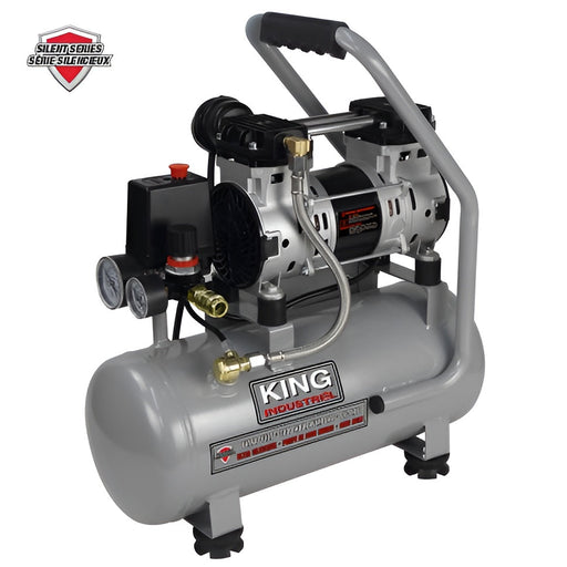 Compresseur ultra-silencieux 1.1 CV, 3 gallons King Canada - Quincaillerie G.H. Berger