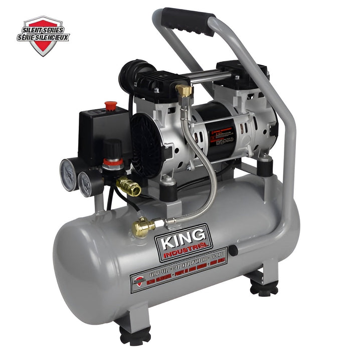 Compresseur ultra-silencieux 1.1 CV, 3 gallons King Canada - Quincaillerie G.H. Berger