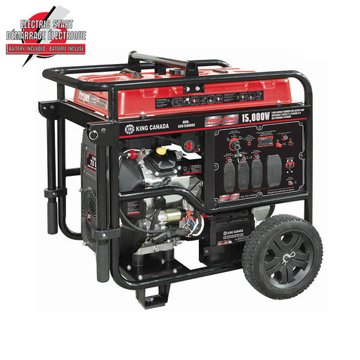 Génératrice à essence 15 000W King Canada - Quincaillerie G.H. Berger