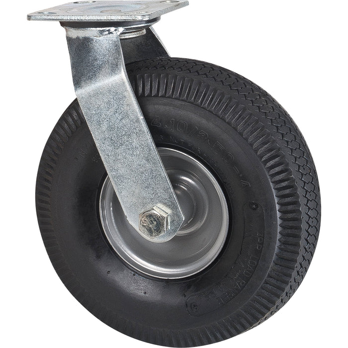 Roue pivotante avec pneu 10" pour chariot Kleton