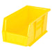 Bac de rangement en plastique 5.5" X 11" X 5" - Jaune Kleton - Quincaillerie G.H. Berger