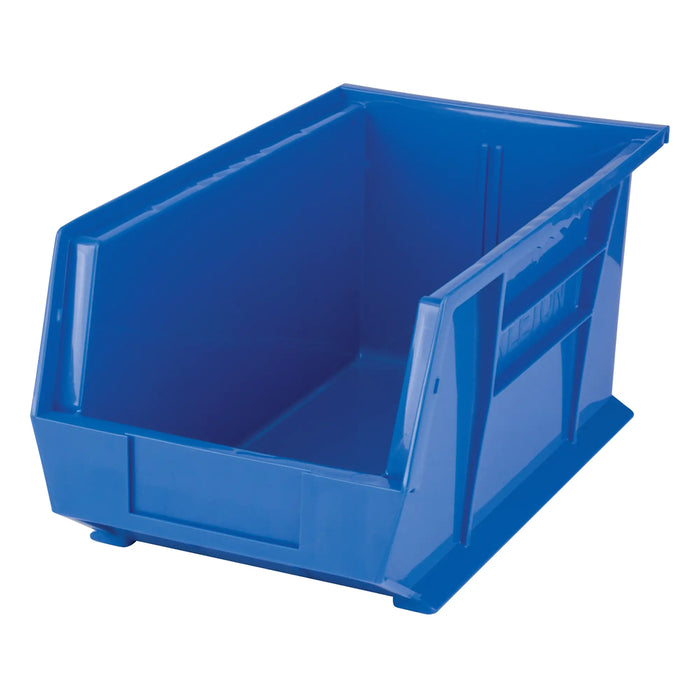 Bac de rangement en plastique 15" X 8" X 7" - Bleu Kleton - Quincaillerie G.H. Berger